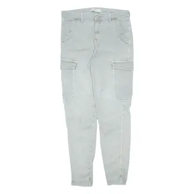 COJ Angel Cargo Trousers Grey Slim Skinny Mens W29 L30
