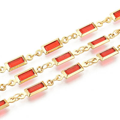Brass Rectangle Link Chains