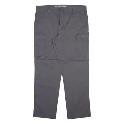 CARHARTT Cargo Mens Trousers Grey Relaxed Straight W38 L32