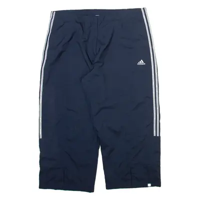 ADIDAS Womens Casual Shorts Blue Relaxed M W32