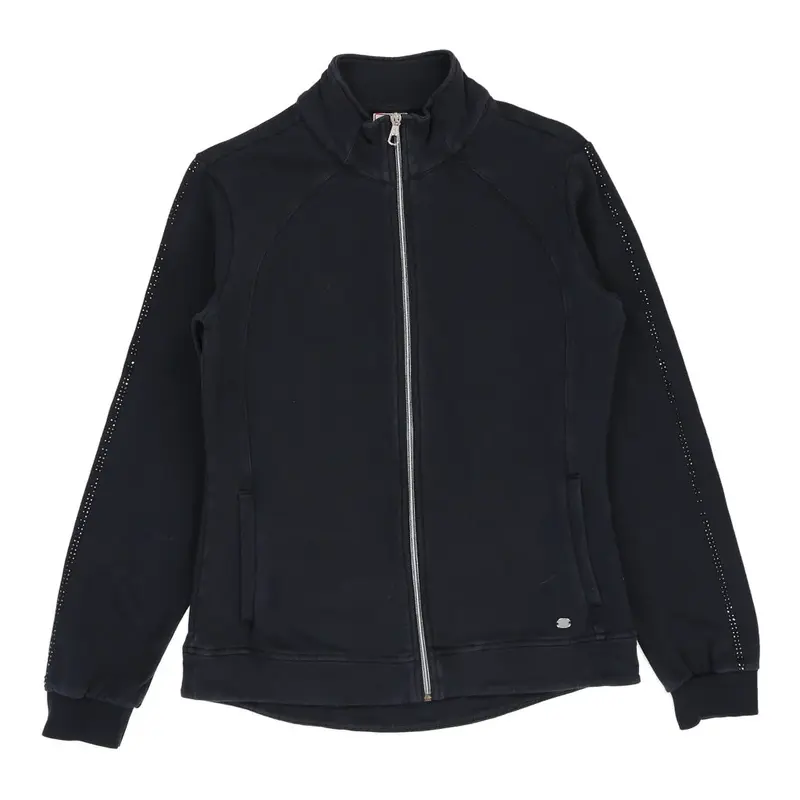 Vintage Champion Zip Up - Medium Navy Cotton