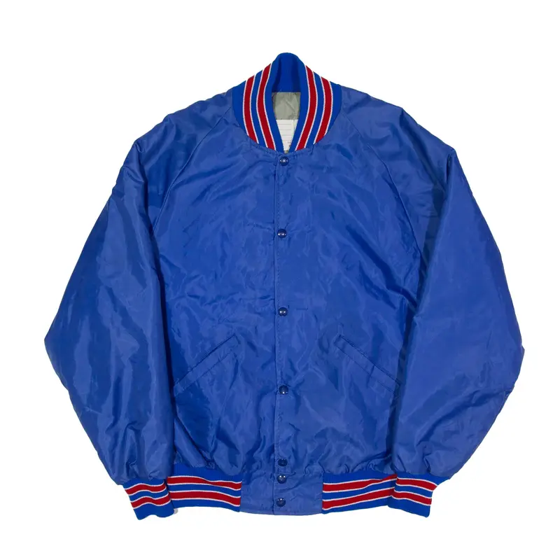 DELONG SPORTSWEAR Varsity Jacket Blue Mens M