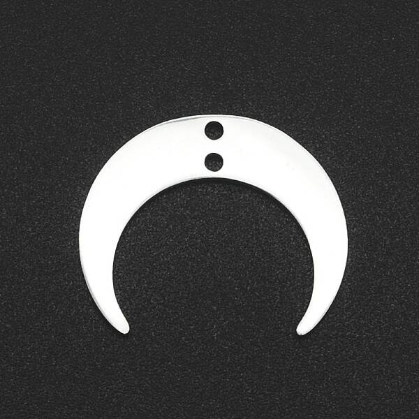 201 Stainless Steel 2-Loop Link Charms