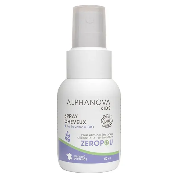 Alphanova Zero Organic Lice Spray for Children 50ml