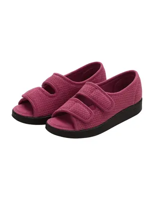 Silverts Women's Easy Closure Sandals - Black - 7