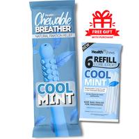 New Improved Chewable Breather with 6 Refill Pack Aromatherapy Essential Oil Chew Puffer Craving Relief Help for Quitting Bad...