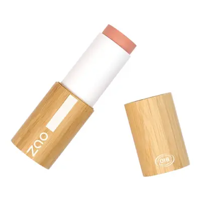 Zao Make Up Blush Stick, 843 Pearly Coral (10 G)