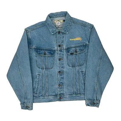 Rhino Deck Lee Oversized Denim Jacket - Large Blue Cotton
