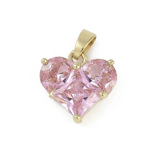 Rarl 18K Gold Plated Brass Micro Pave Cubic Zirconia Charms