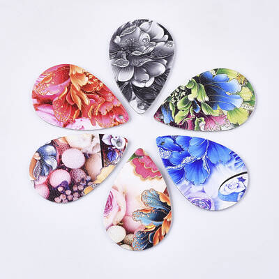 PU Leather Big Pendants