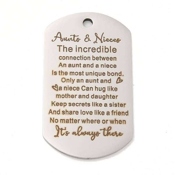 Non-Tarnish 201 Stainless Steel Pendants