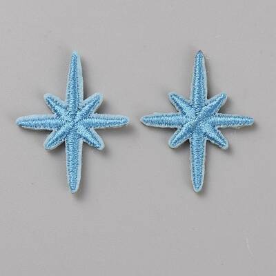 Cloth Star Self-adhesion Embroidery Sew on Appliques
