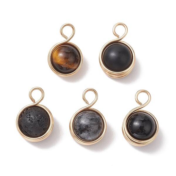 Natural Mixed Gemstone Pendants