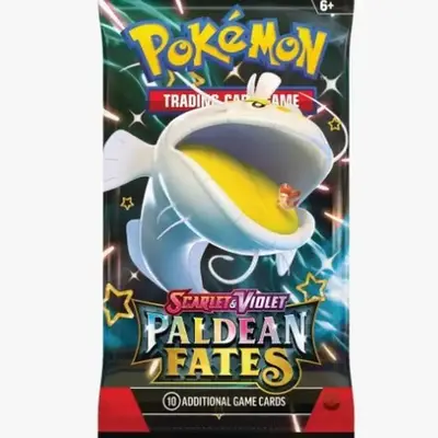 Paldean Fates Booster Pack - Pokemon Trading Cards (10-Pack)