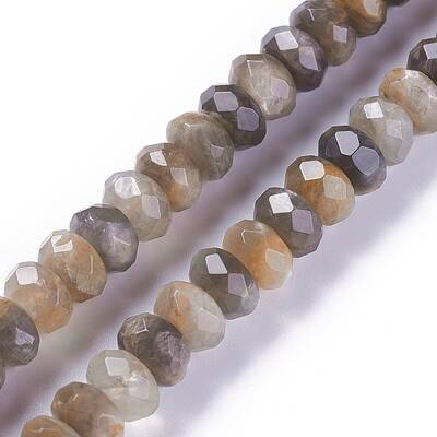 Natural Black Sunstone Beads Strands