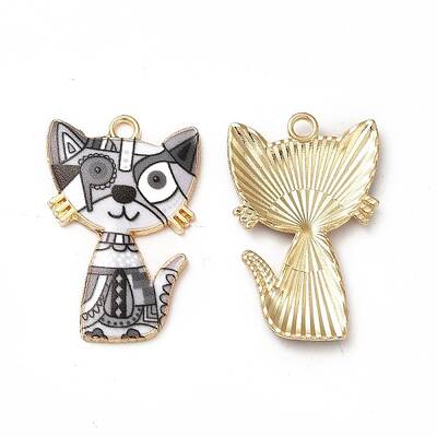 Alloy Enamel Pendants