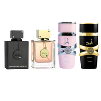 ARMAF CDN INTENSE & WOMEN 3.4FL.OZ + LATTAFA YARA & ASAD 3.4FL.OZ FOR MEN & WOMEN HOLIDAY COMBO SET Musk Fragrance Perfume Va...