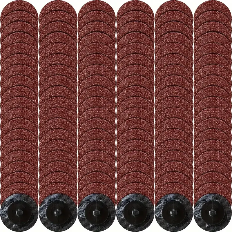 2 Inch Sanding Disc Set, Die Grinder Accessories Sanding Disc with Drill Adapter, Roll Lock Discs for Power Tool Die Grinder ...