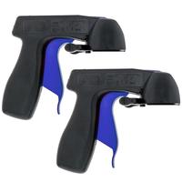 Master Airbrush Instant Aerosol Trigger Handle (2 Pack) - Universal Fit, Use on Spray Paint, Adhesives - Reusable, Clip-On & ...