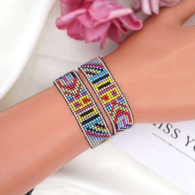 Miyuki Seed Braided Bead Bracelet