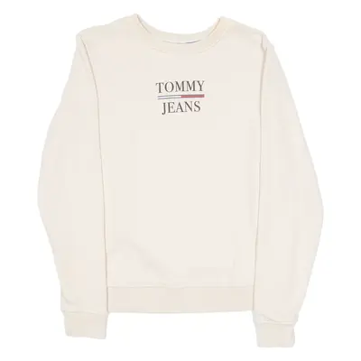 TOMMY HILFIGER Womens Sweatshirt Beige S