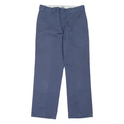 DICKIES 874 Workwear Mens Trousers Blue Regular Straight W32 L29