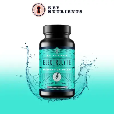 Key Nutrients - Electrolyte Salt Tablets - Keto Electrolytes Replacement Pills - 200 Capsules for Rehydration, Exercise, Hiki...
