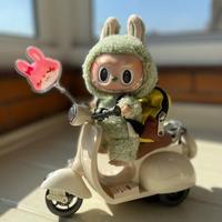 Doll Mini Electric Motorcycle Children's Toy for labubu toy motor for doll (no doll)