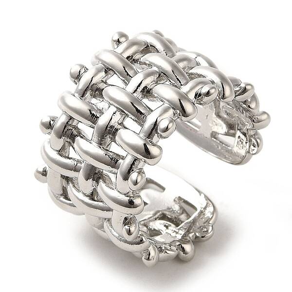 Rack Plating Brass Cuff Rings