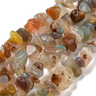 Natural YanYuan Agate Beads Strands