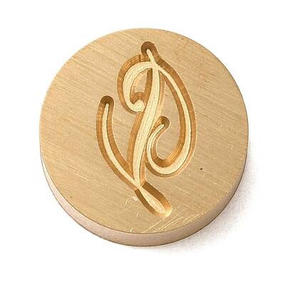 Golden Tone Brass Letter Stamps