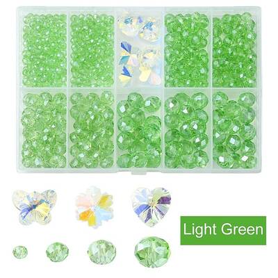 DIY Glass Beads & Charms Jewelry Making Finding Kit