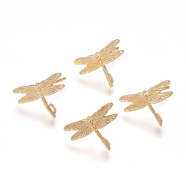 Brass Stud Earring Findings