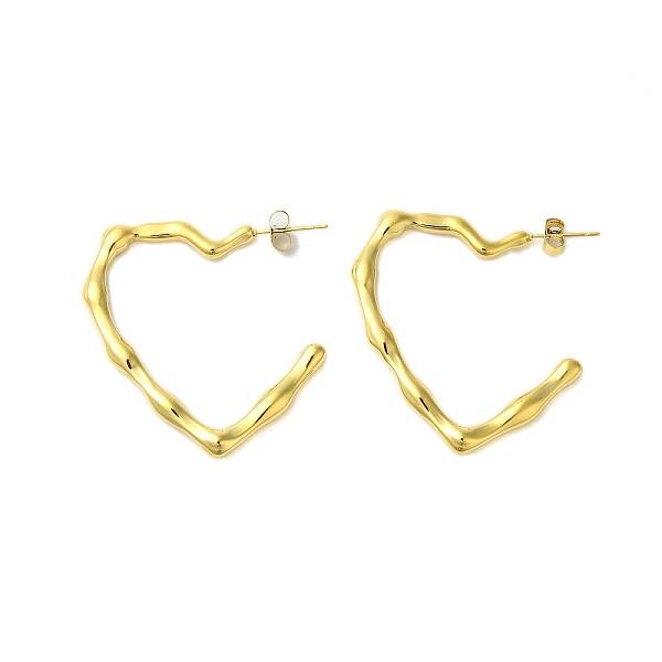 Ion Plating(IP) 304 Stainless Steel Stud Earrings