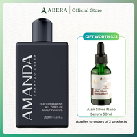 ABERA Amanda Shampoo - Reduce Dandruff & Itchy Scalp, Stronger Hair & Healthier Scalp, Nourishes, Supports and Promotes Hair ...