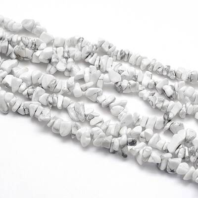 Natural Howlite Beads Strands