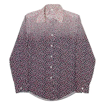 KOTTING Womens Shirt Black Spotted Long Sleeve M