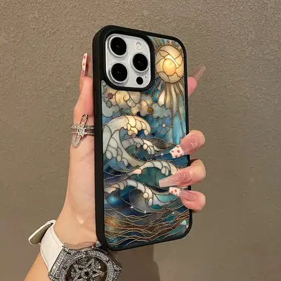 Trendy Magnetic Case for iPhone11/12/13/14/15/16/17 Air Pro Max Art Sea Totem Magnetic Ready, Ultra Thin & Shockproof | Cute ...