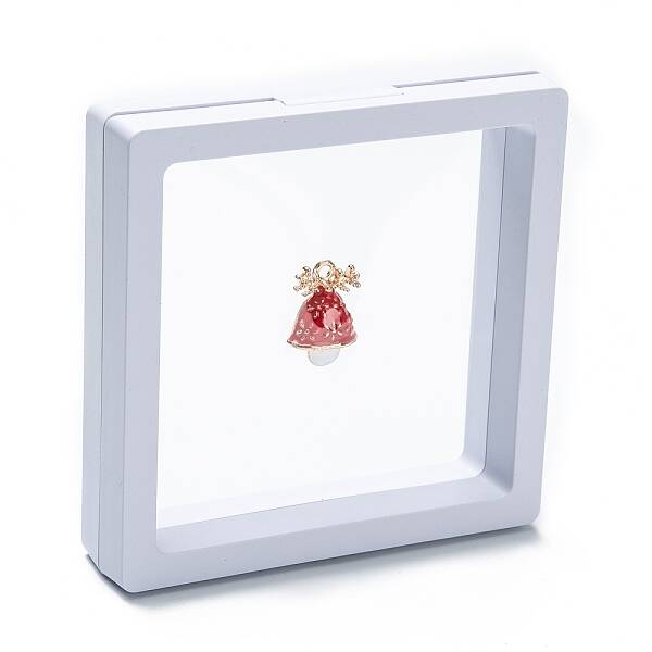 Square Transparent PE Thin Film Suspension Jewelry Display Box