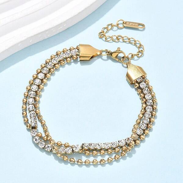 304 Stainless Steel Multi-strand Bracelets
