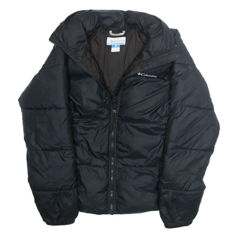 COLUMBIA Womens Puffer Coat Black S