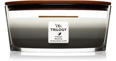 Woodwick Trilogy Warm Woods 16oz Candle