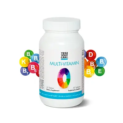 Yes You Can! Daily Multivitamins - Boost Health & Well-Being for Men and Women, Antioxidant-Rich, Packed with Vitamins A, B, ...