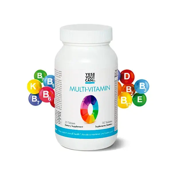 Yes You Can! Daily Multivitamins - Boost Health & Well-Being for Men and Women, Antioxidant-Rich, Packed with Vitamins A, B, ...