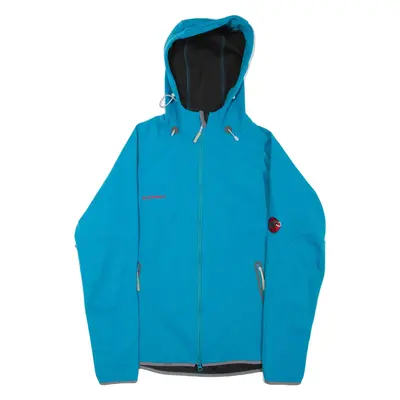 MAMMUT Mens Jacket Blue Hooded L