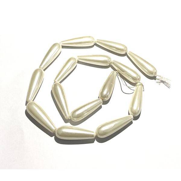 Electroplate Shell Pearl Beads Strands