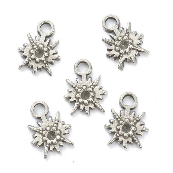 Non-Tarnish 304 Stainless Steel Pendant Rhinestone Settings