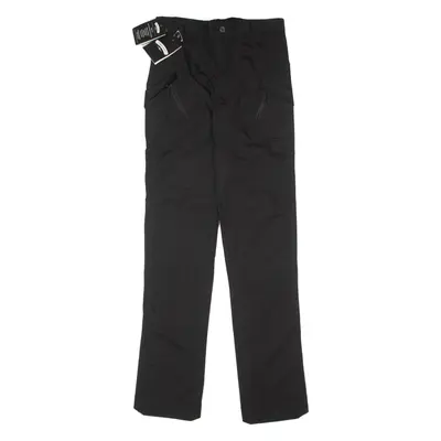 SWAT PANTS Workwear Mens Trousers Black Regular Straight W32 L36