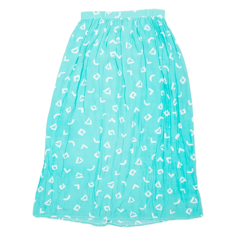 Womens Straight Skirt Blue Midi XS