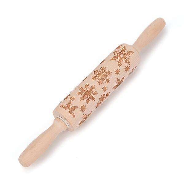 Christmas Snowflake Wooden Rolling Pins